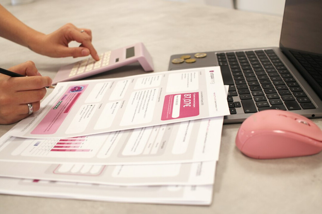 person reviewing insurance documents