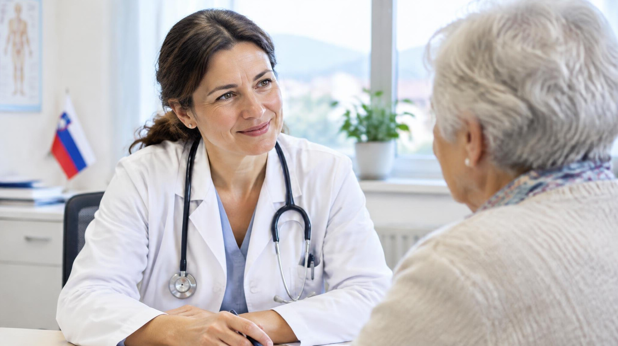 Doctor and patient having a friendly consultation